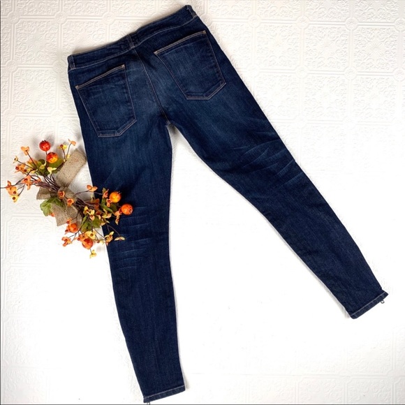 Current Elliot Cropped Zip Ankle Jeans SZ 27 - Picture 4 of 5